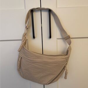 Stylish Cream Moon Shoulder/Crossbody Bag
